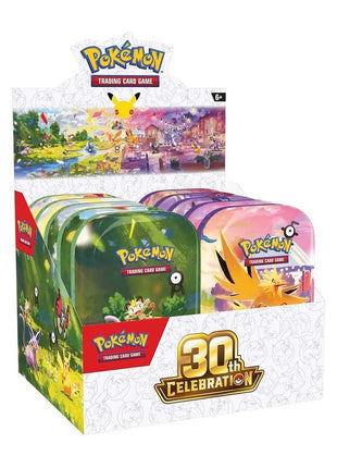 Pokémon TCG: Mini Tins - Assorted Display - 30th Celebration