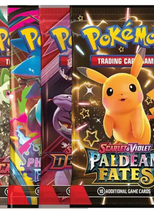 Pokémon TCG 4 Booster Pack Bundle | 40 Cards Total | Random English Expansion Packs | Authentic Sealed Packs