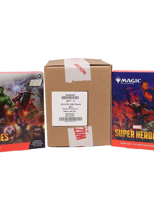 Magic the Gathering Marvel Super Heroes Scene 4-Box Case