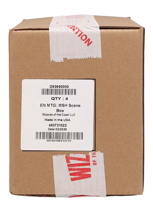 Magic the Gathering Marvel Super Heroes Scene 4-Box Case
