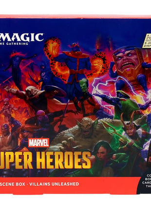 Magic the Gathering Marvel Super Heroes Scene 4-Box Case