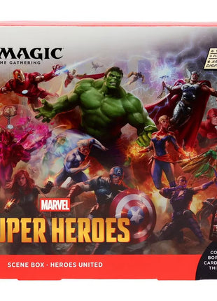 Magic the Gathering Marvel Super Heroes Scene 4-Box Case