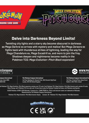 Pokémon TCG: Mega Evolution Pitch Black - Booster Display CDU
