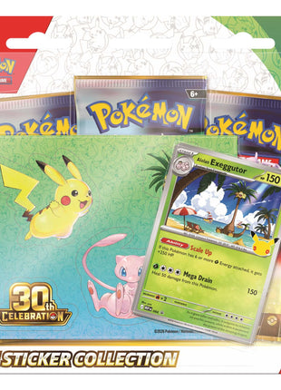 Pokémon TCG: Tech Sticker Collection - Assorted - 30th Celebration